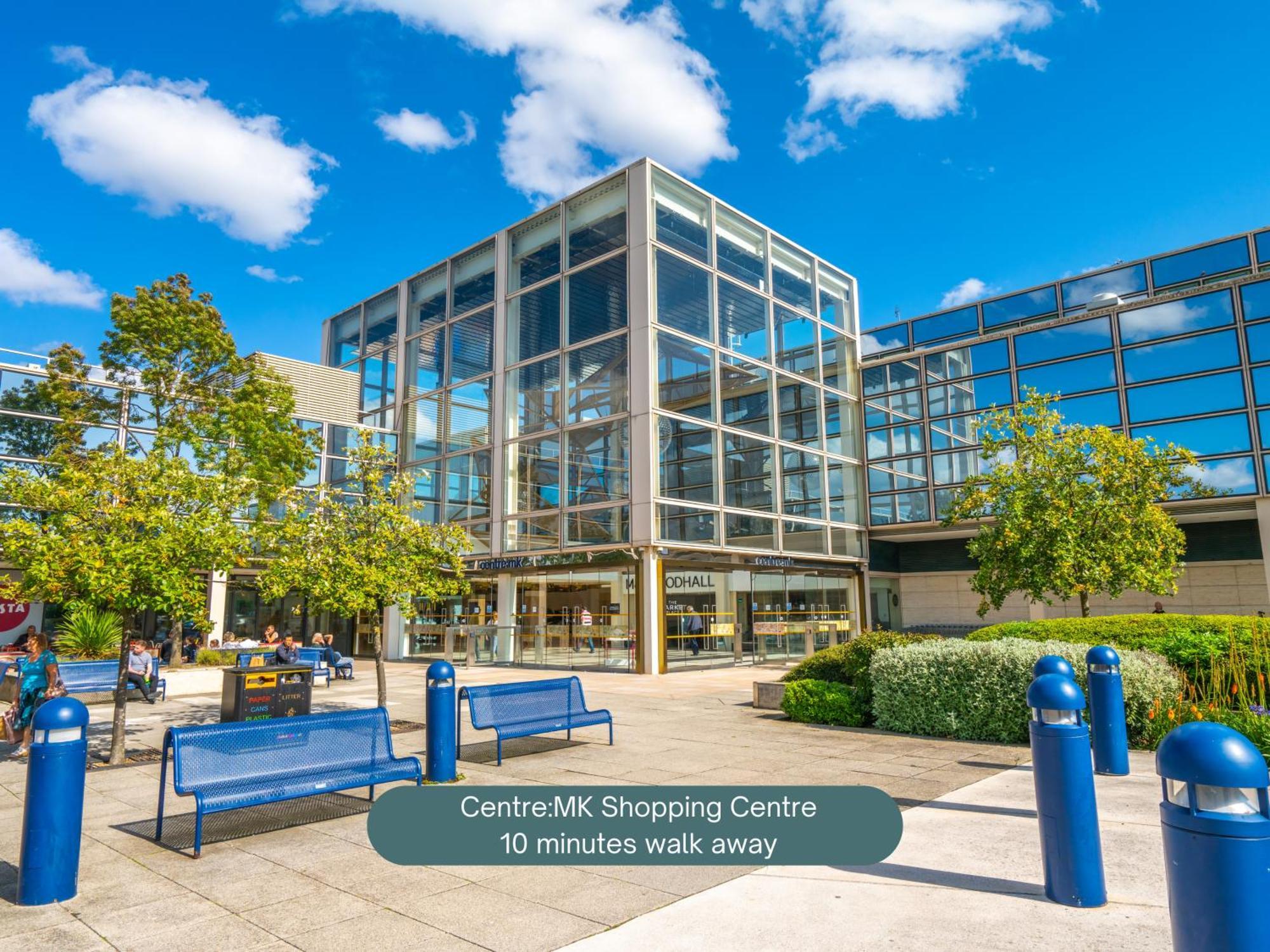 Penthouse Apartment - City Centre - Secure Parking, Balcony, Self-Check-In, Fast Wifi And Smart Tv With Netflix By Yoko Property Milton Keynes Luaran gambar