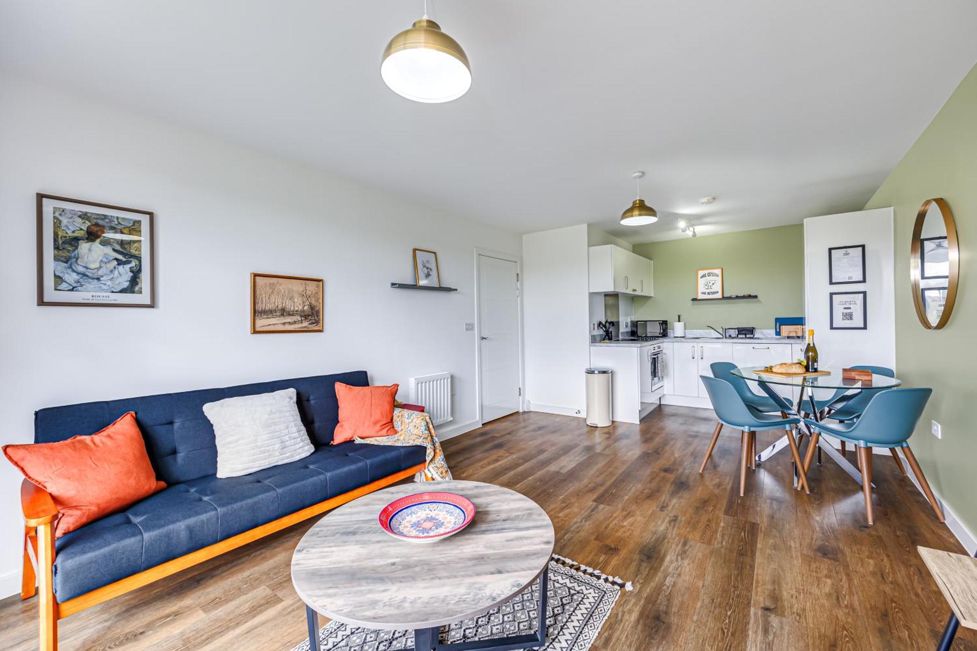 Penthouse Apartment - City Centre - Secure Parking, Balcony, Self-Check-In, Fast Wifi And Smart Tv With Netflix By Yoko Property Milton Keynes Luaran gambar